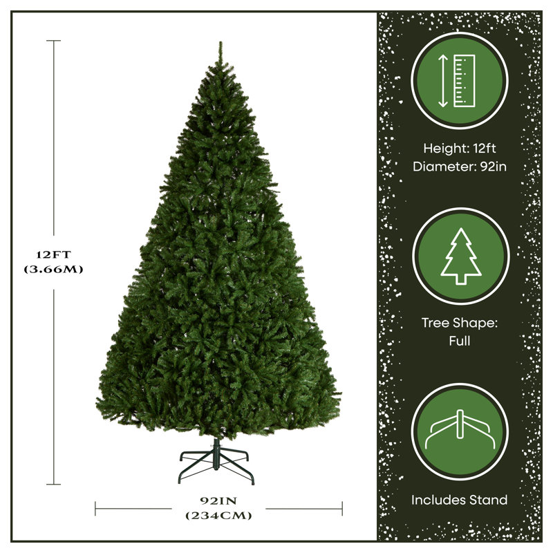 Arbre de Noël épinette, H 12 pi
