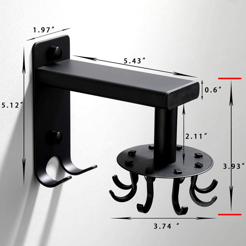 Metal Rectangle Wall Mounted Pot Rack