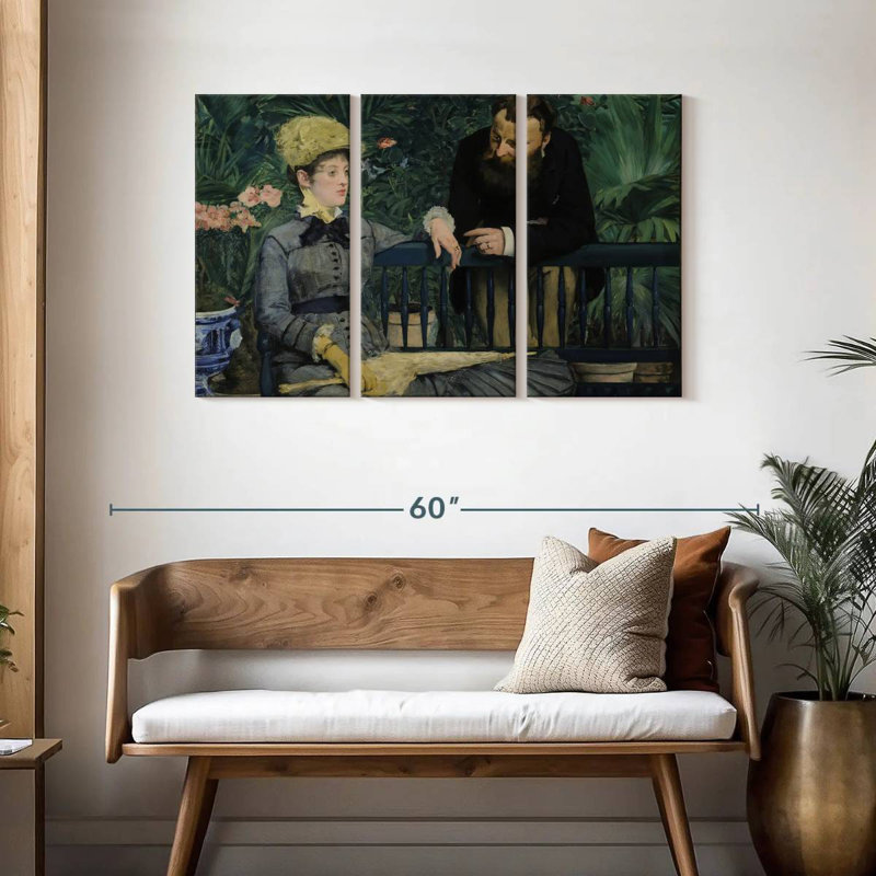 In The Conservatory, 28" H x 45" W