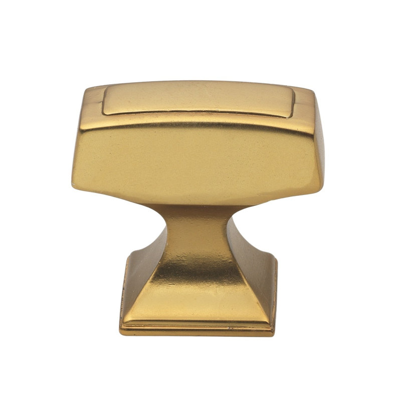 Deco 1 1/8" Length Bar Knob Multipack, Brass Gold