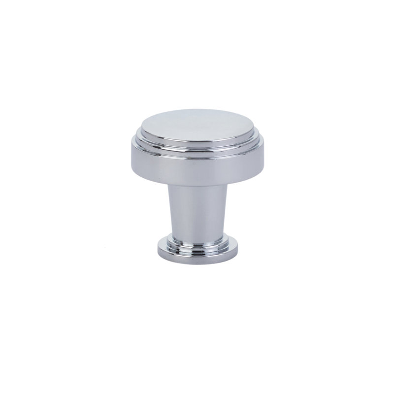 Poignée d'armoire Emtek Newport 1-1 / 4 ", H 1,25 po x l 1,25 po x P 1,25 po, Chrome poli