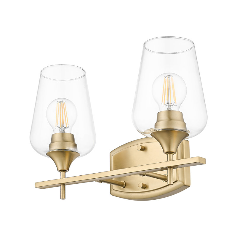 Meuble-lavabo 2 lumières Annabell, H 9,5 po x l 15 po x P 6,75 po, Deux lumières