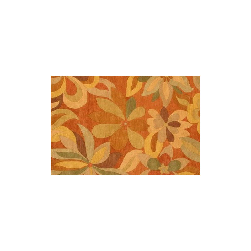 Whately Wool Floral Indoor Rug, Square 1'6"