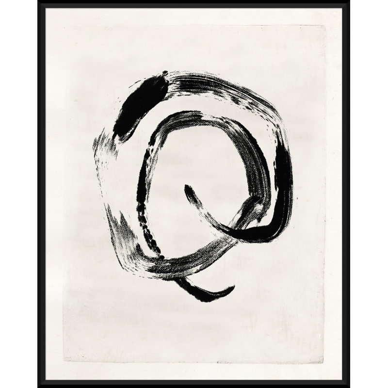 Mid-Century Homage - Peinture encadrée sur papier, H 31 po x l 25 po x P 1,75 po