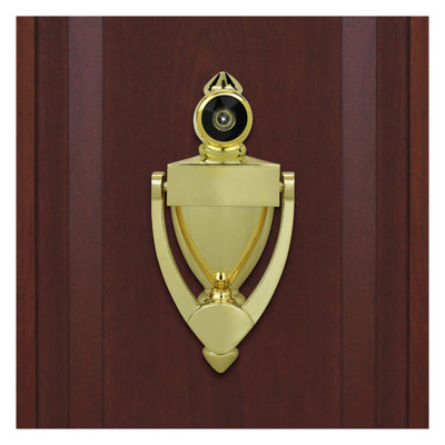 High Door Knocker W/220 Degree Viewer