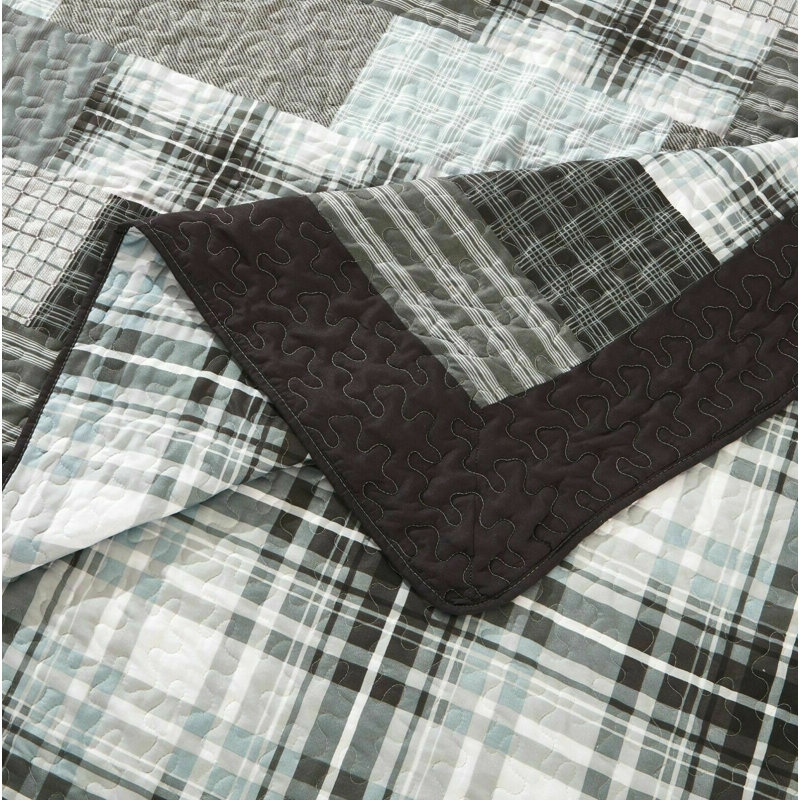 Northington Microfibre Bedspread, Grey, King Bedspread