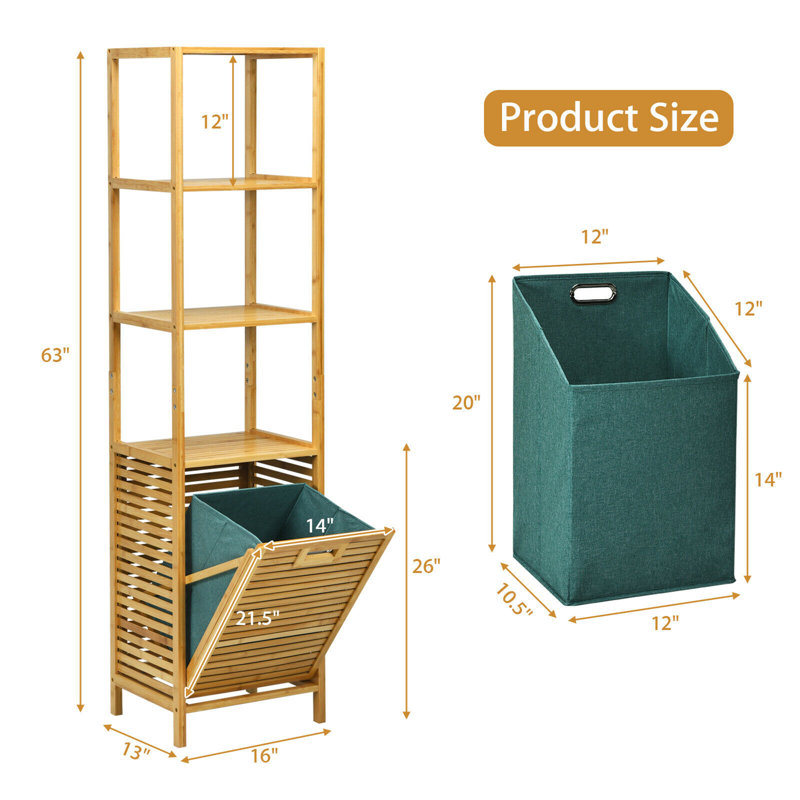 Pungoteague Solid Wood Bathroom Cabinet