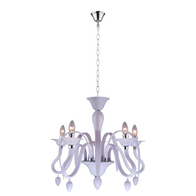 Galbraith 6 - Light Candle Style Chandelier