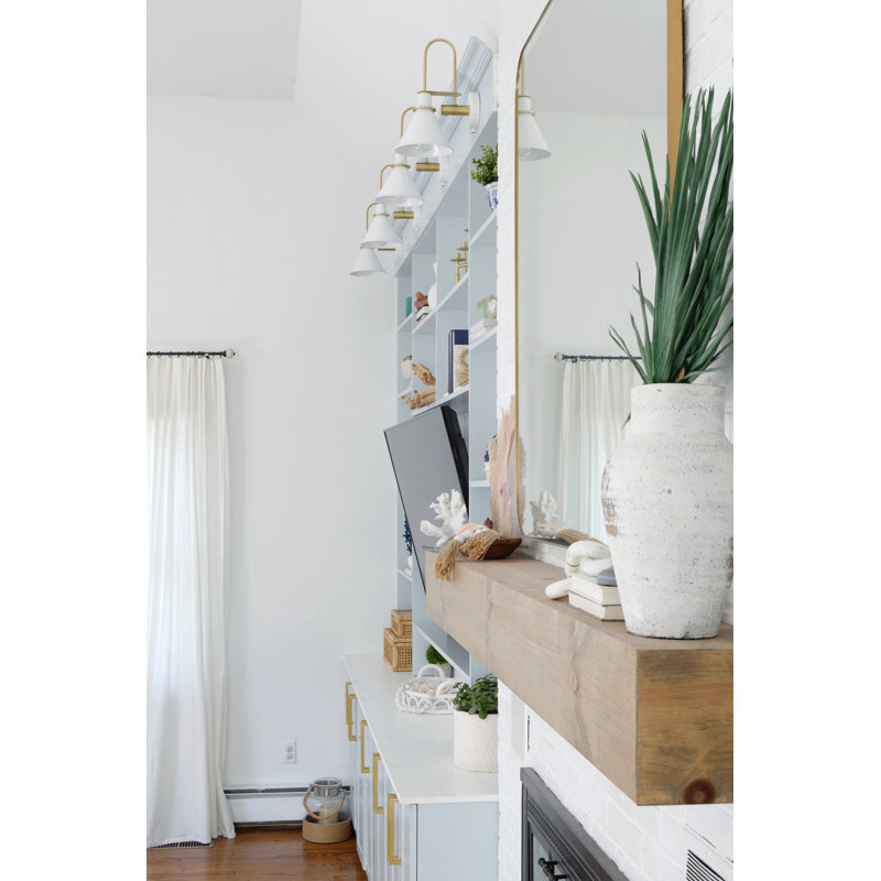 Alston Iron Barn Light, White