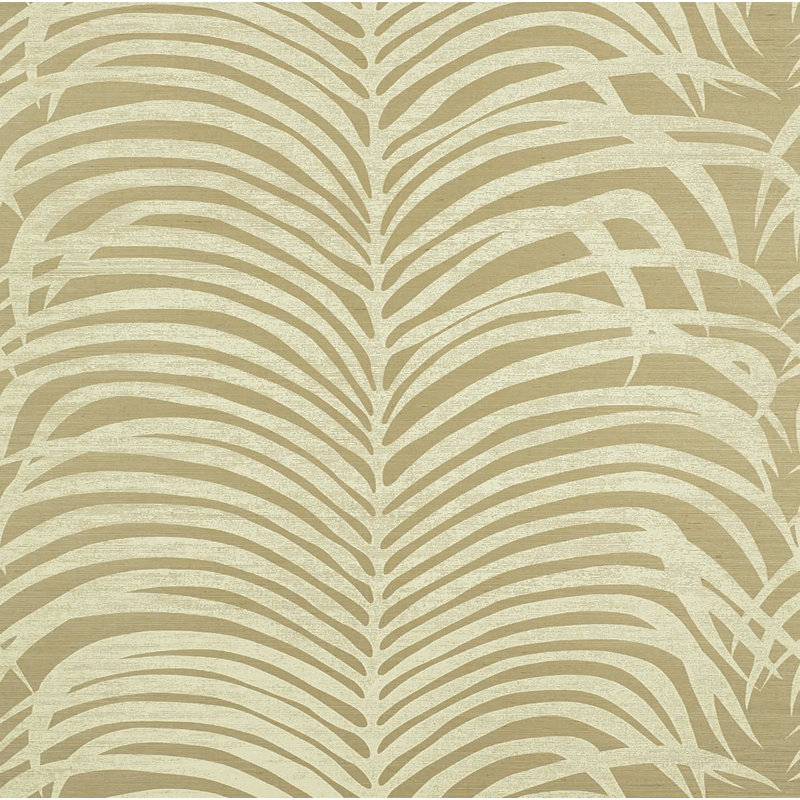 Zebra Palm Sisal Wallpaper, Sage