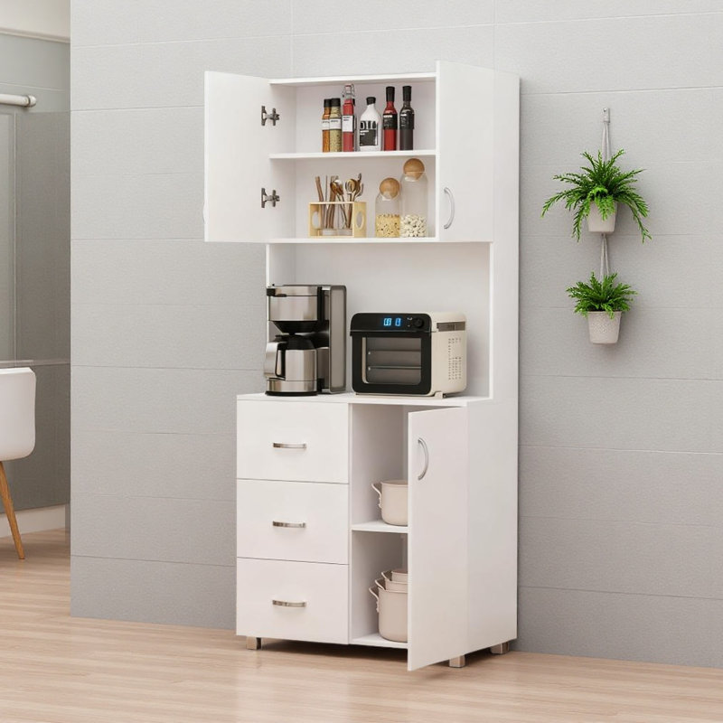 Two Door Cabinets Freestanding Kitchen Buffet