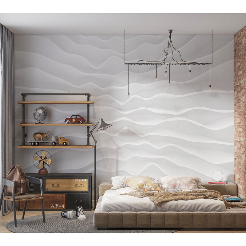 Aranit Geometric Wall Mural, 82" L x 118" W