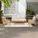 Brunswick Teak 5 - Person Patio Conversation Sets with Cushions