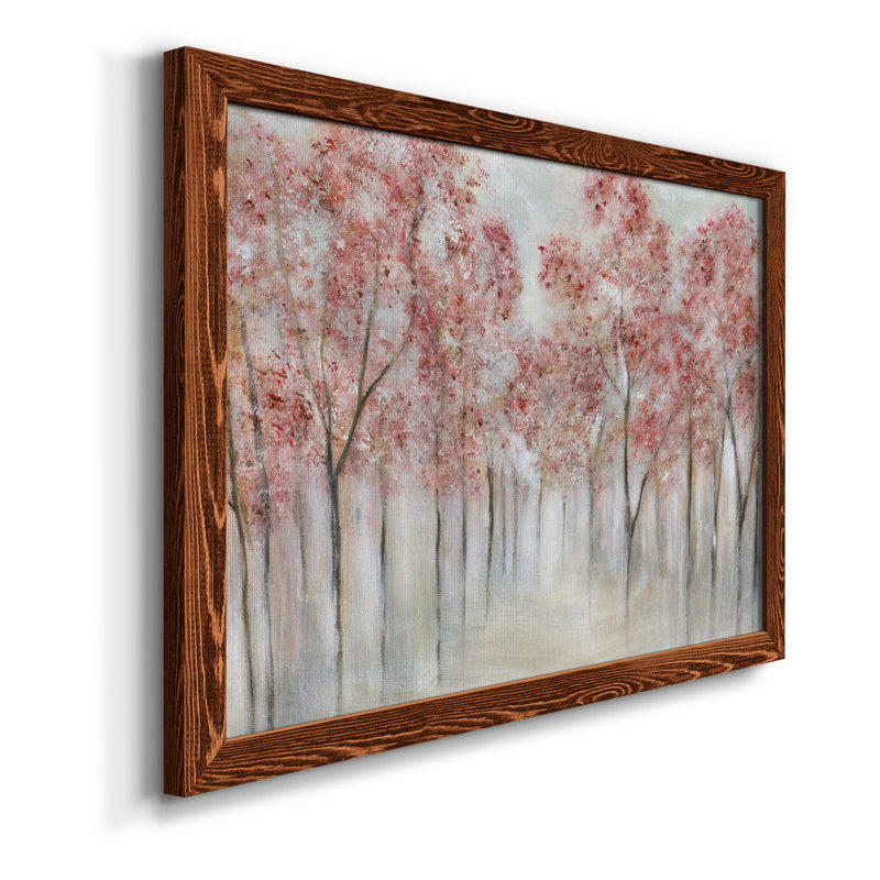 «Blush Spring», peinture sur toile encadrée, Érable, H 37,5 po x l 27,5 po x P 1,5 po