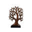 Sculpture d'arbre en bois faite à la main avec motif artistique incurvé - tablette, manteau de cheminée, décoration de Noël et de la fête des Mères