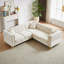 Canapé d'angle en chenille de 81,5 pouces, canapé modulaire en forme de L, canapés d'angle 5 places avec 3 coussins-1012343782