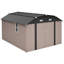 Remise de rangement extérieure en métal 10 pi x 12 pi avec trousse pour outils