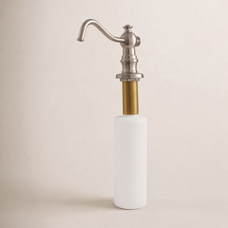 Kingston Brass Vintage Kitchen Soap Dispenser, Brushed Nickel