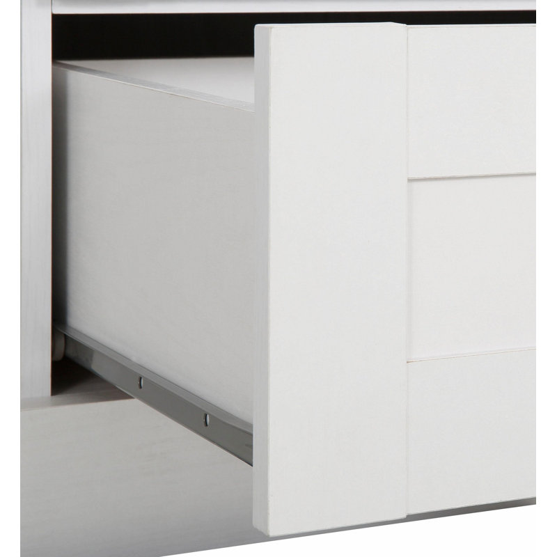 Rawls Manufactured Wood Wardrobe, White / Oak