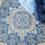 Tapis ivoire / bleu marine Arvillia-169106499