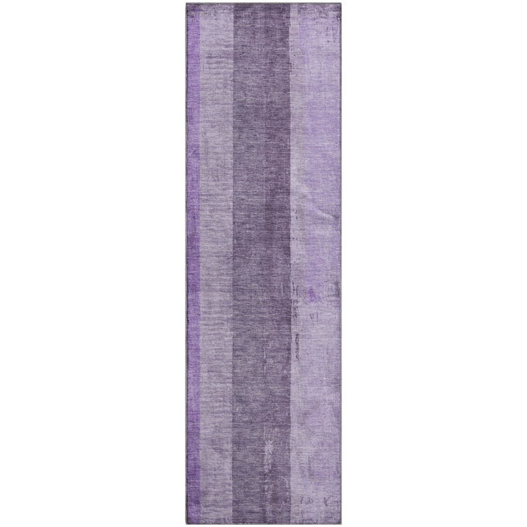Premium Machine Washable Mayfield AMF1689 Stripes Rug