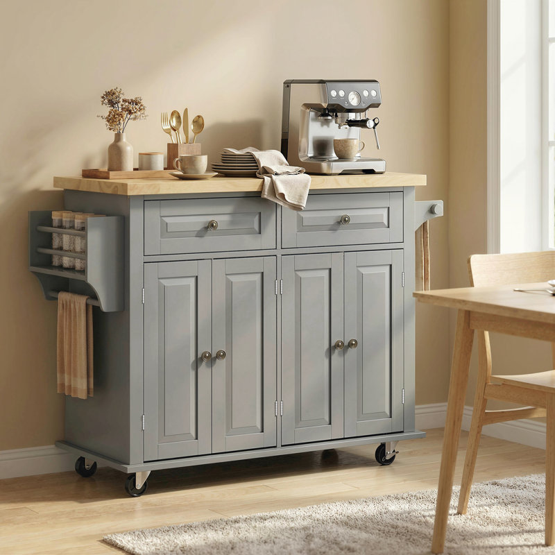 Bryauna Kitchen Island, Grey
