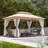 LAUSAINT HOME Outdoor Patio Gazebo 10'x13'-101335341