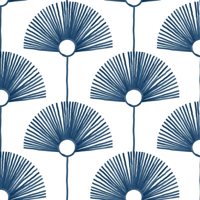 Deco Fan Self-Adhesive Wallpaper