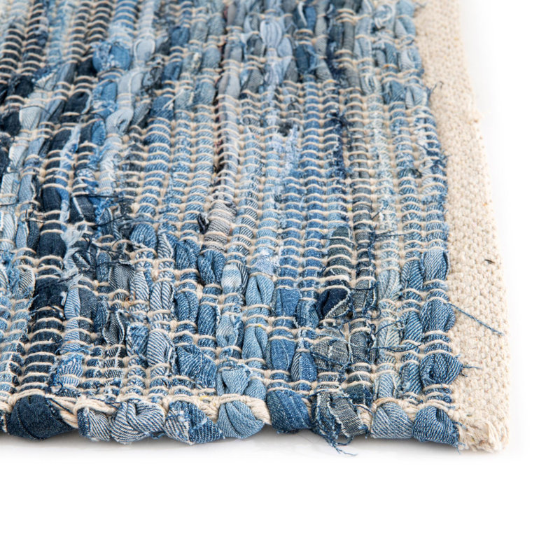 Brittnii Cotton Chevron Indoor Rug, Runner 2' x 6'1"