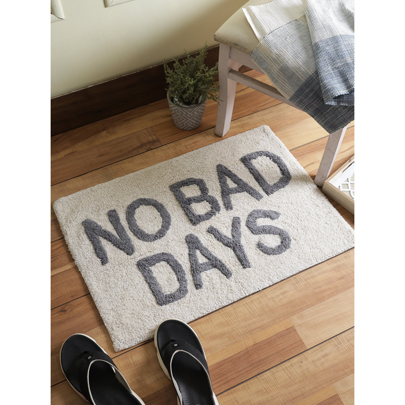 Cotton Blend Non-Slip Bath Rug