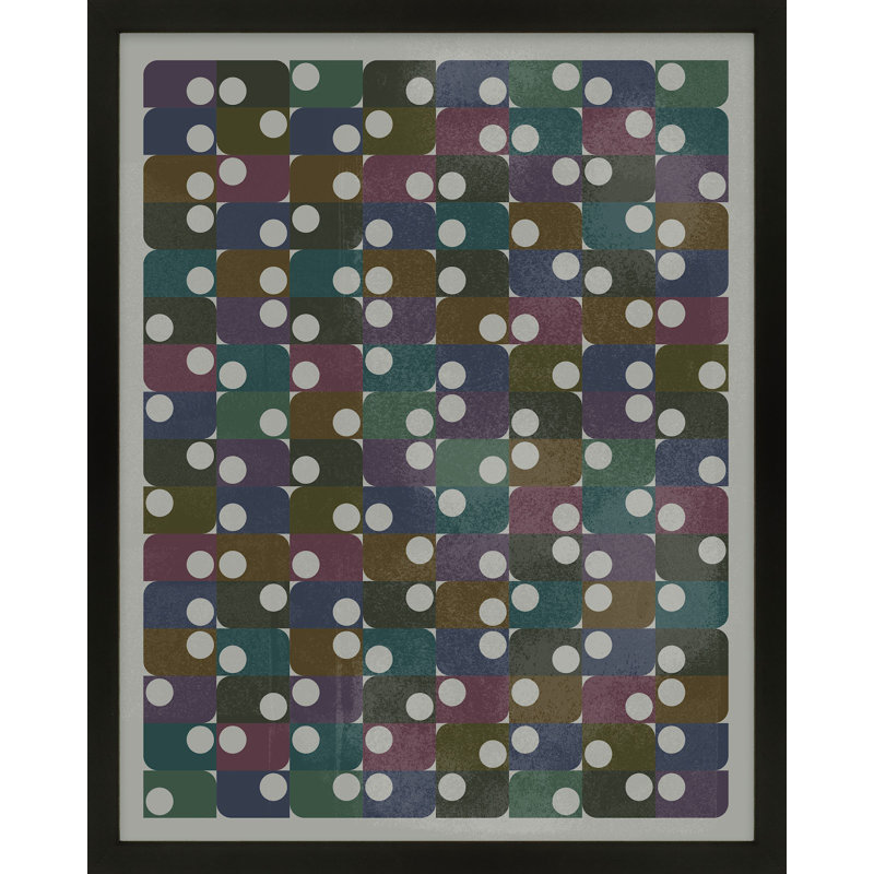 Syncopation Print by Jacques Pilon, 50" H x 40" W, Black Framed
