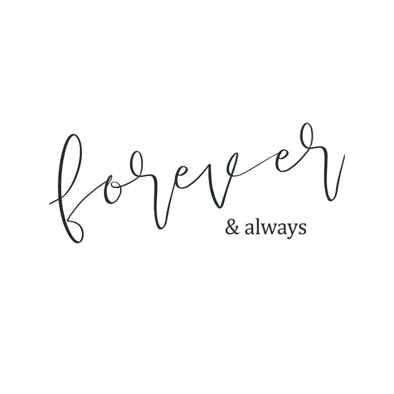 " Forever Script ", 30" W x 40" H 