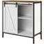 Armoire-bar à cadre métallique avec tablette réglable-568194477