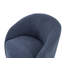 Fauteuil demi-tonneau pivotant en bois massif Boucle-980047250