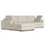 Tatum Large Deep Seater Left Sectional Sofa, L-Shaped Performance Fabric Sofa in Contemporary Style-97652080