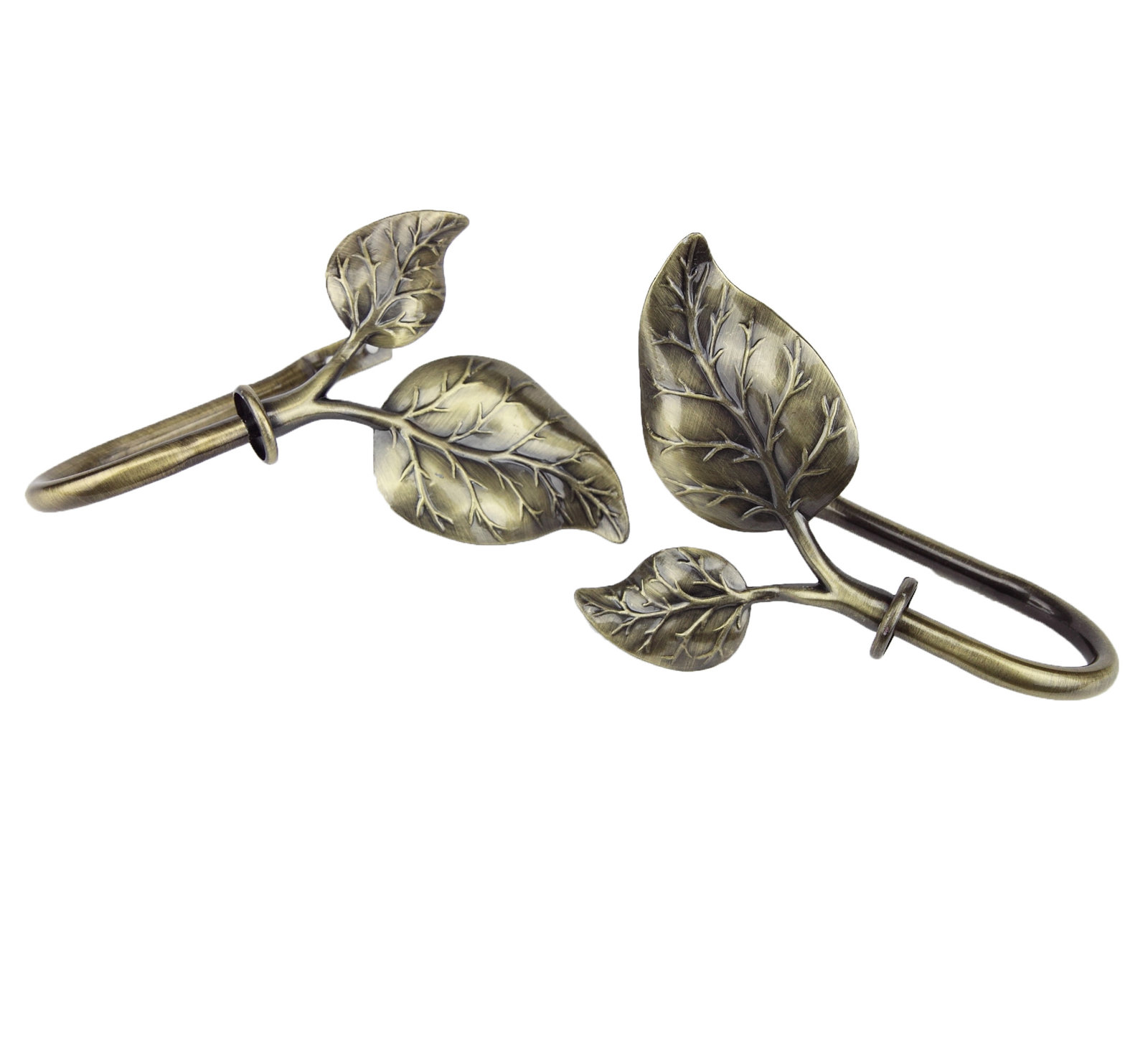 Sycamore Curtain Holdback, Antique Brass