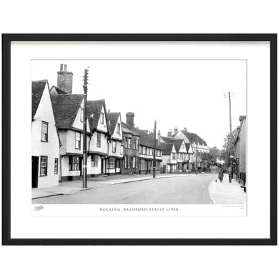 Bocking, Bradford Street C1950 by Francis Frith - Single Picture Frame Print