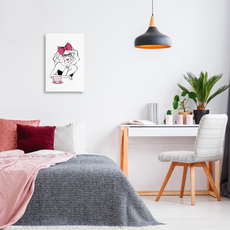 Art mural sur toile Glam Tea Party par Martina Pavlova, H 24 po x l 16 po