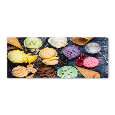 Colorful Ice Cream 1 Piece Wrapped Canvas Wall Art