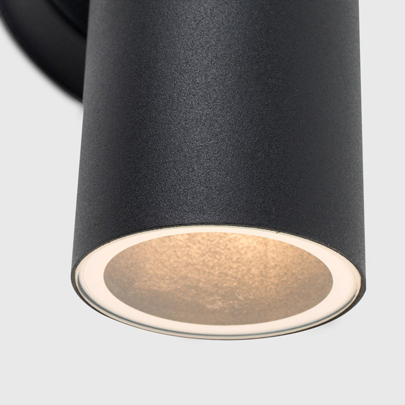 Schrager Matt Black 4 - Bulb Outdoor Armed Sconce, No 