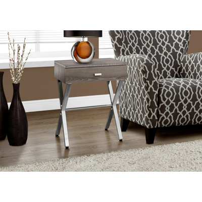 Table d'appoint, table d'appoint, table de bout, table de chevet, lampe, tiroir de rangement