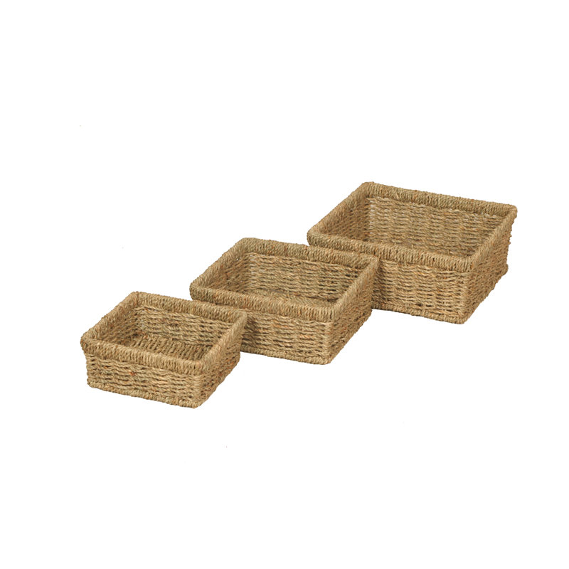 Bay Isle Home Seagrass Decorative Basket