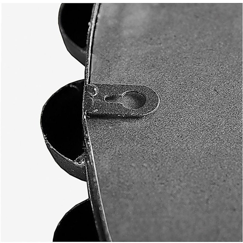 Miroir mural perlé 27 po, 27 po x 27 po, Argent
