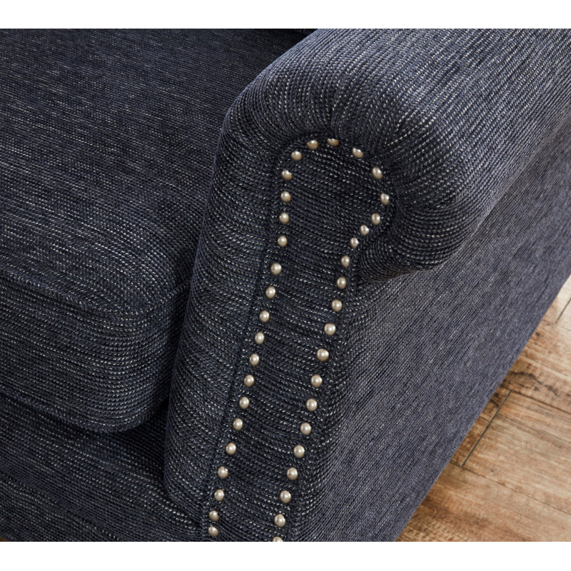 Upholstered L-Shaped Sectional Reversible