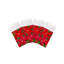 Christmas Poinsettia Cotton Sateen Dinner Napkins