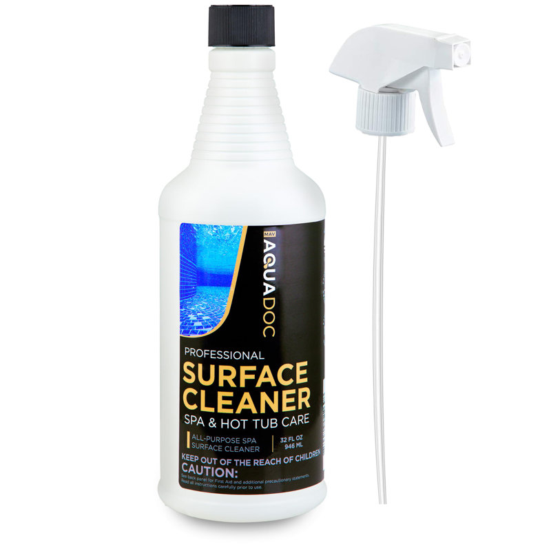 Vaporisateur de spa 32 oz - Nettoyant de surface pour spa chimique fabriqué aux États-Unis - AquaDoc