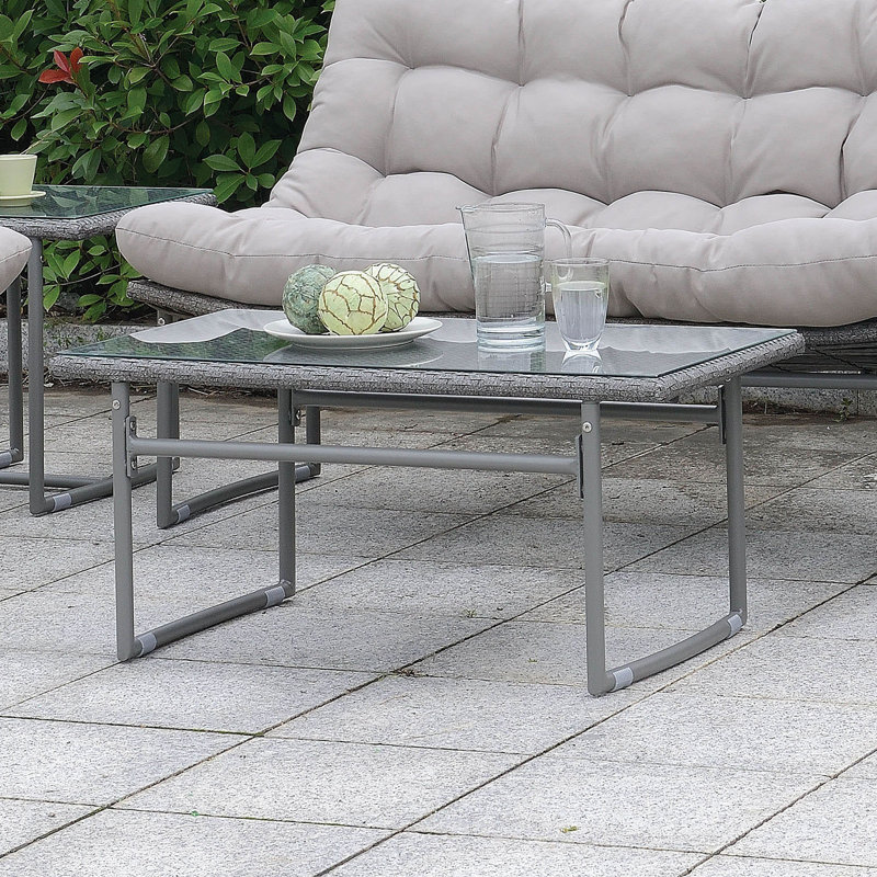 Table basse en verre Cermenho