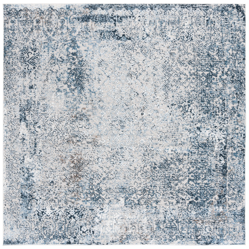 Blodget Performance Oriental Rug, Square 6'7"