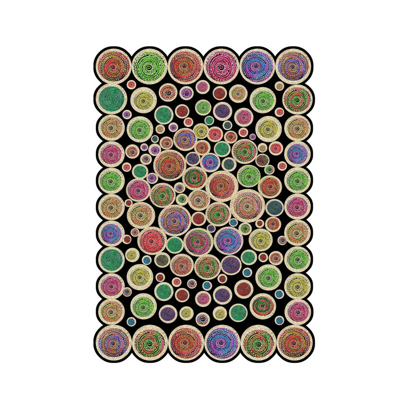 Tapis d'entrée de qualité supérieure, 2,6 x 4,9 pieds, 100% polyester, 650 gr / m² | Pois antibactérien antidérapant en PVC, d'une hauteur de poils de 0,3 po | Lavable à la machine, impression numérique 3D, durable et élégante pour la décoration intérieure