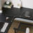 Black L-Shaped Solid Wood desks-108213431-108213429